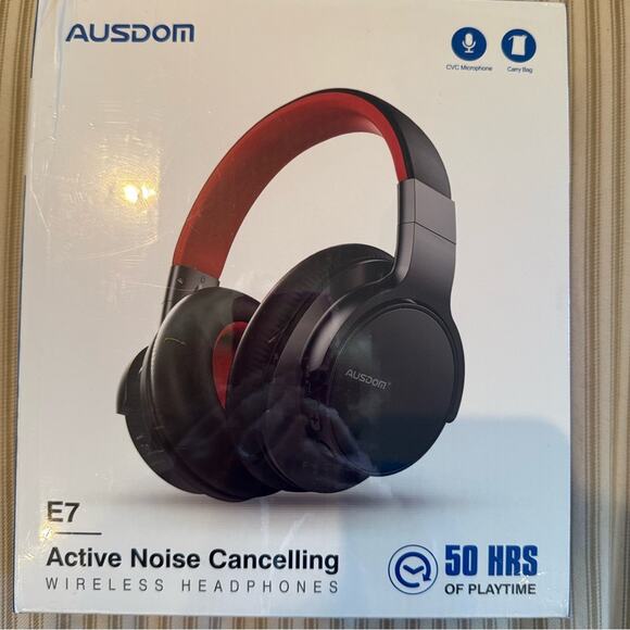 NIB New in Box Ausdom Wireless Noise Cancelling Headphones - Picture 3 of 12